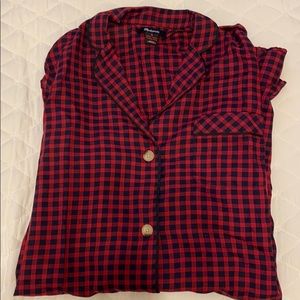 Madewell Women’s Plaid Night Gown size S